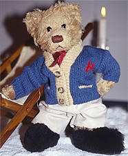 Teddy Bear getting dressed