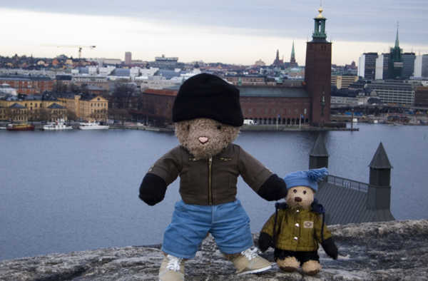 Stockholm city hall where the Nobel prize winner was celebrated