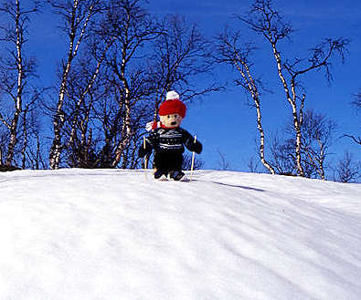 Greggan at the ski slope